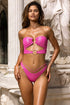 Luli Fama Luminous Double Loop Bandeau Crop Top